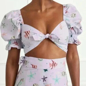 Hill House Isabella Top Sea Creatures Size Medium